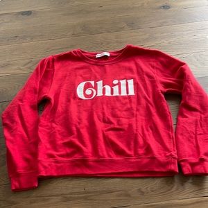 Sub-Urban Riot Girls Red crewneck sweatshirt- XL MRSP $60
